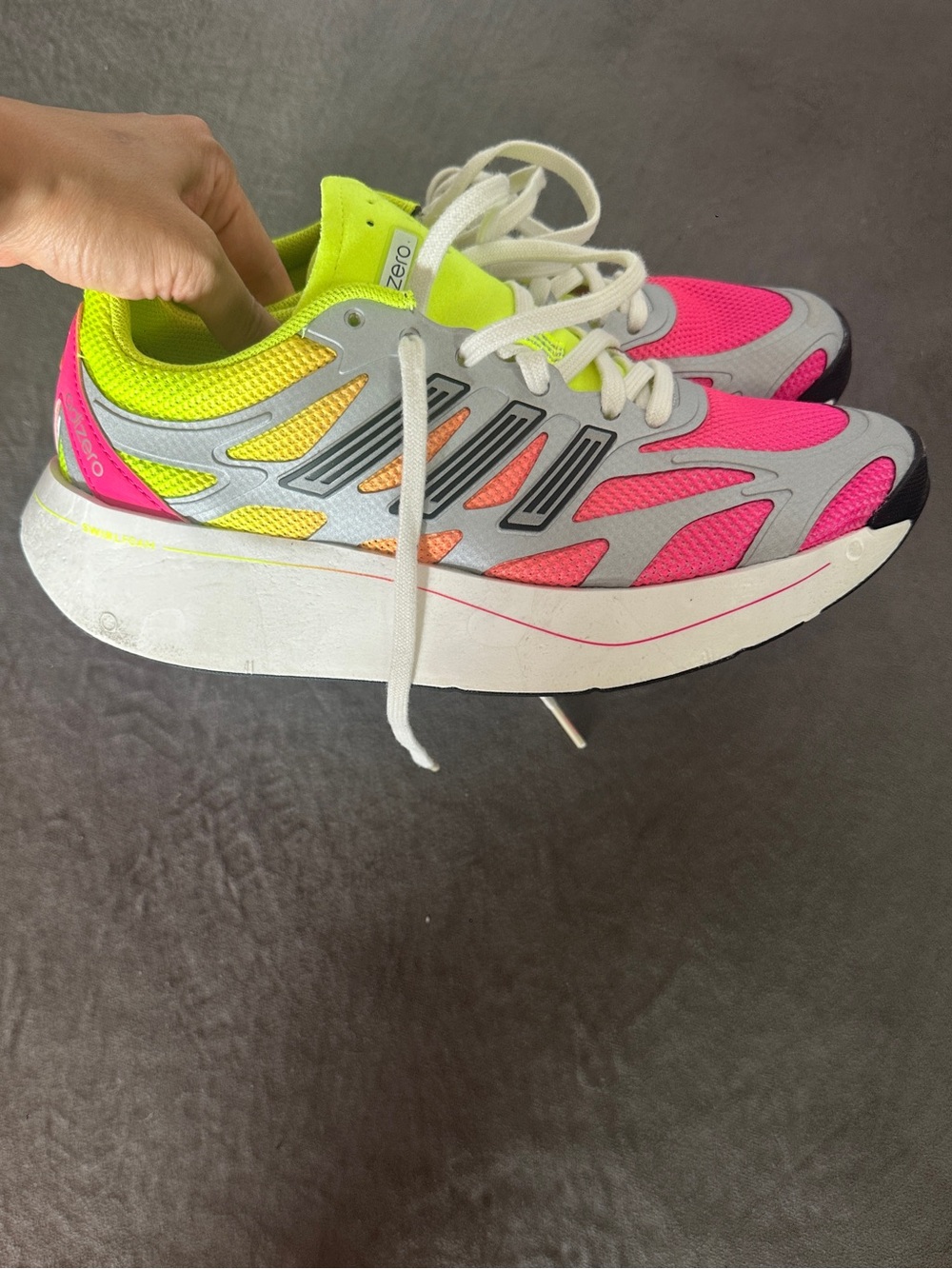 adidas Women's Hot Pink & Neon Yellow Running Shoes